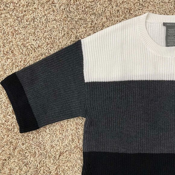 Matty M Women's Elbow Sleeve Colorblock Sweater, Size Medium (New) - Picture 6 of 13